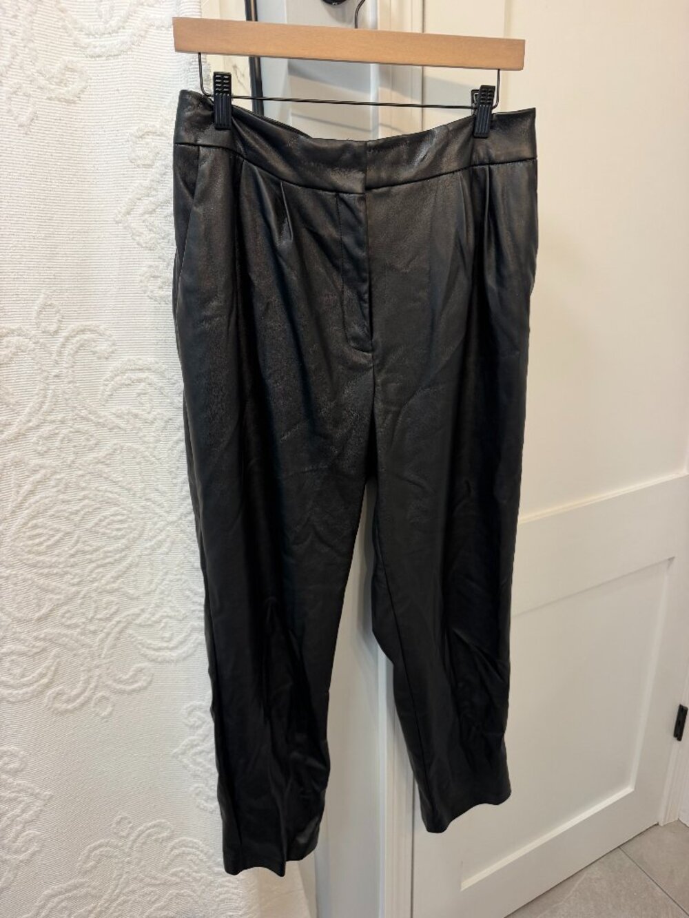 Express women's pleather pants size 10